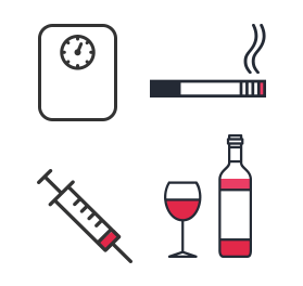 Allen Carr's Easyway helps all addictions logos
