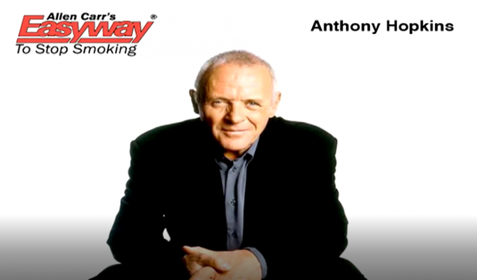 anthony hopkins stops smoking with allen carr's easyway